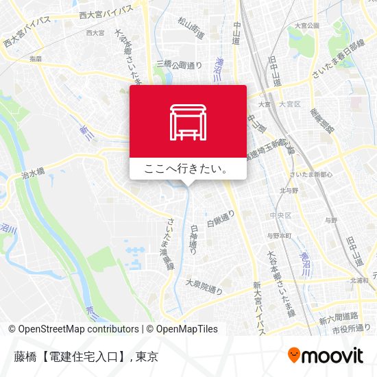 藤橋【電建住宅入口】地図