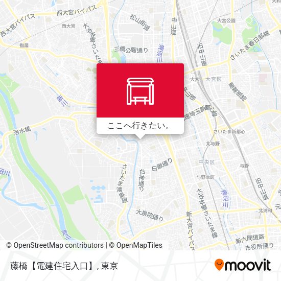 藤橋【電建住宅入口】地図