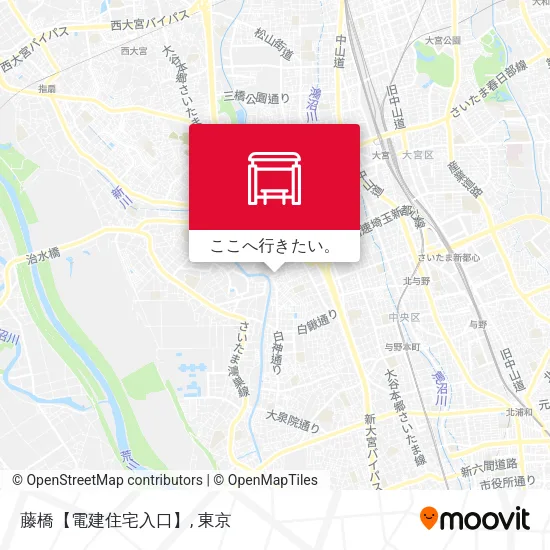 藤橋【電建住宅入口】地図