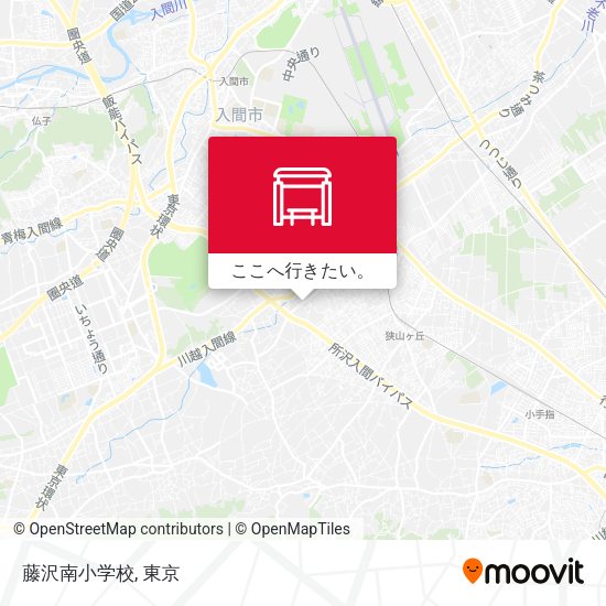 藤沢南小学校地図