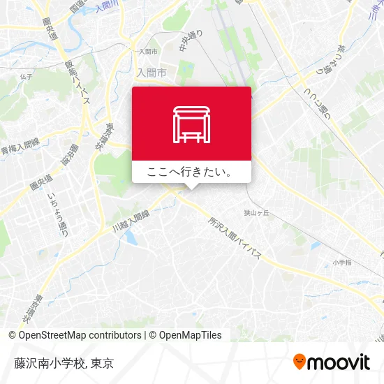 藤沢南小学校地図