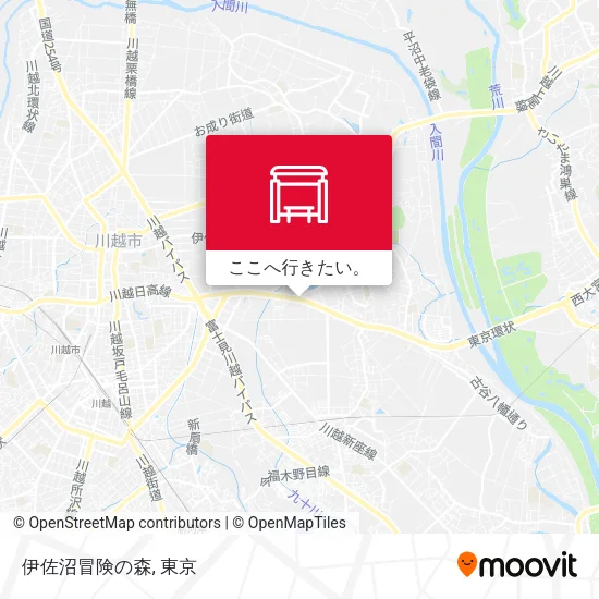 伊佐沼冒険の森地図