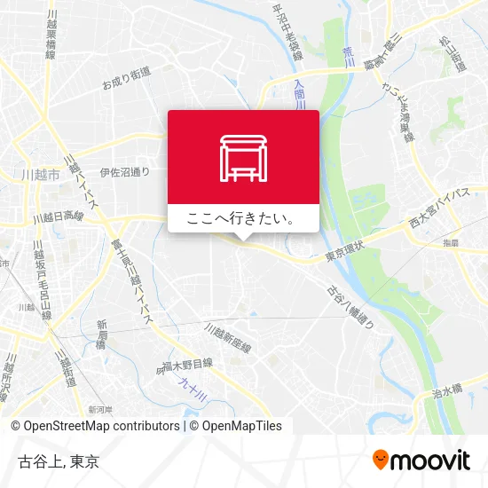 古谷上地図