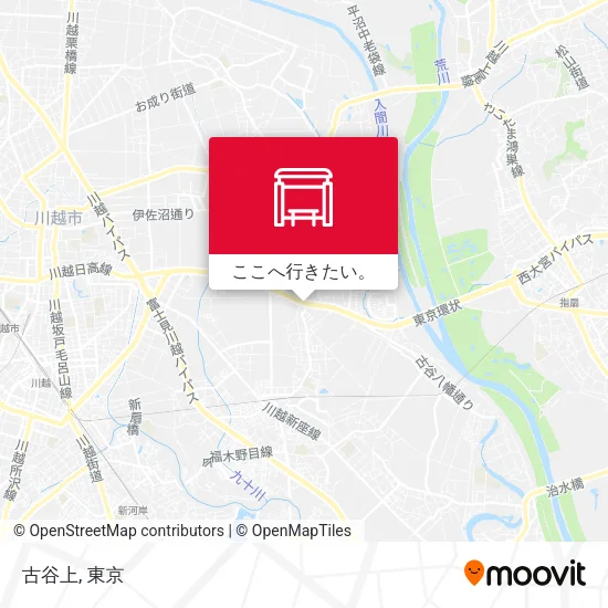 古谷上地図
