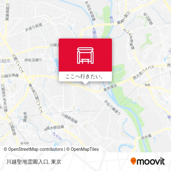 川越聖地霊園入口地図