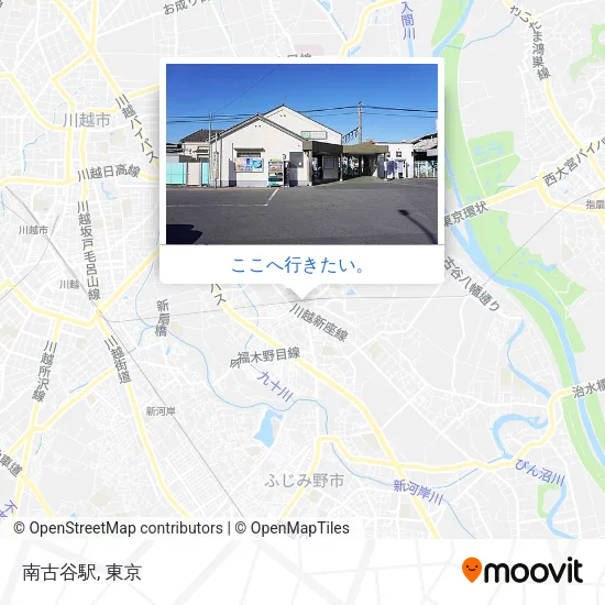 南古谷駅地図