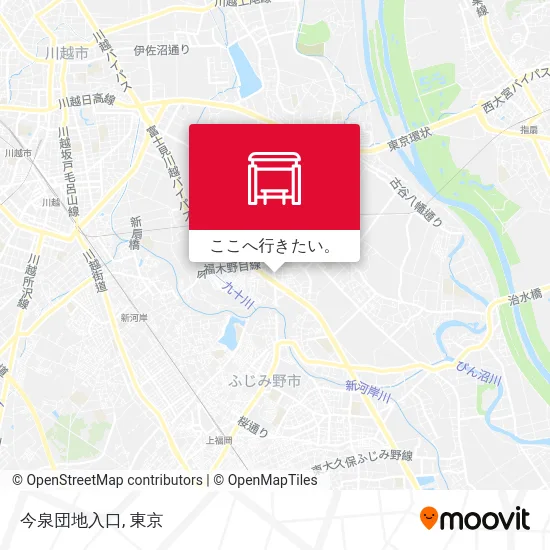 今泉団地入口地図