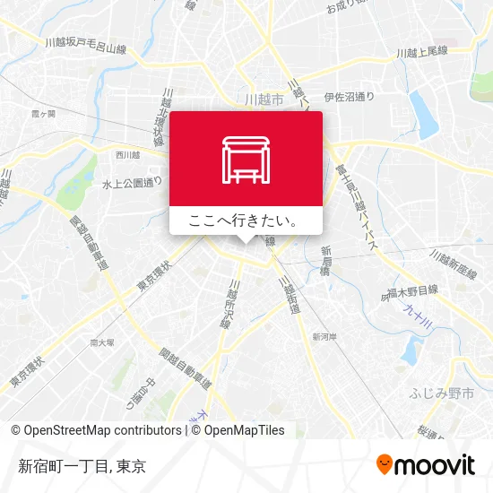 新宿町一丁目地図