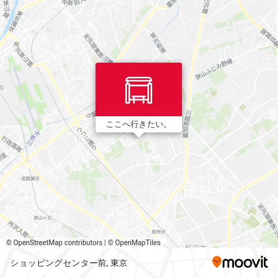 ショッピングセンター前地図