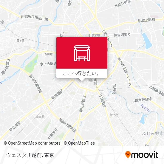 ウェスタ川越前地図
