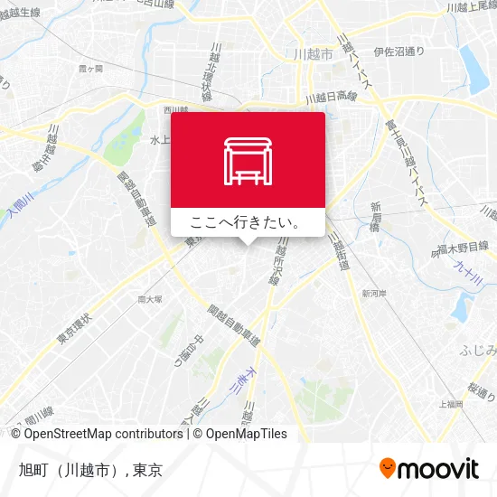 旭町（川越市）地図