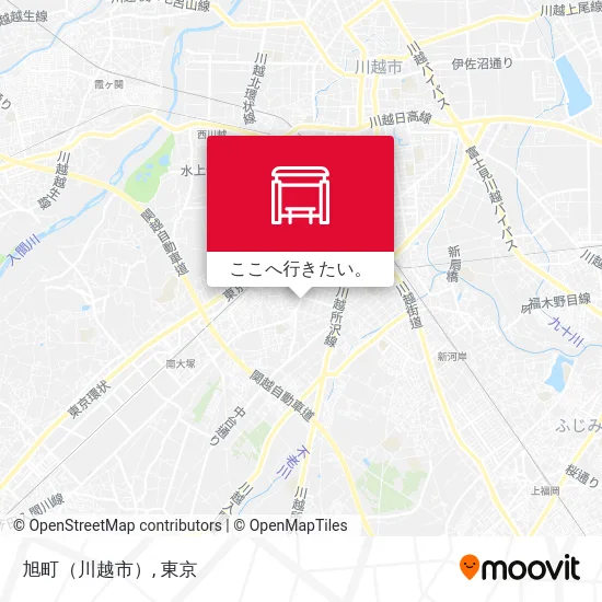 旭町（川越市）地図