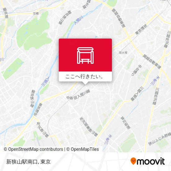 新狭山駅南口地図
