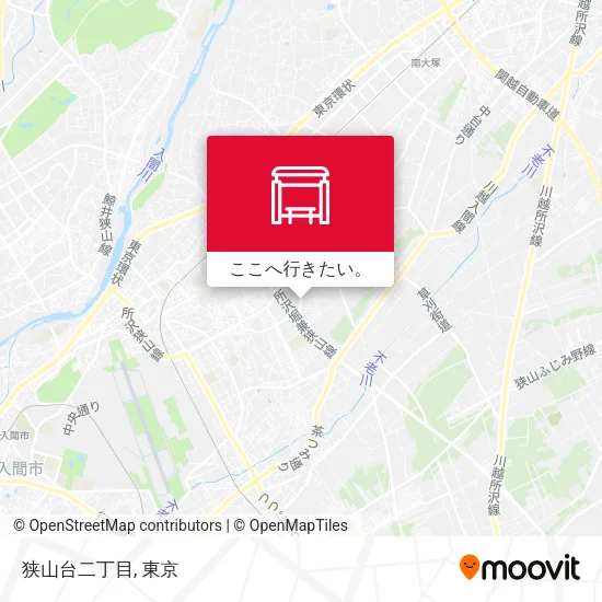 狭山台二丁目地図