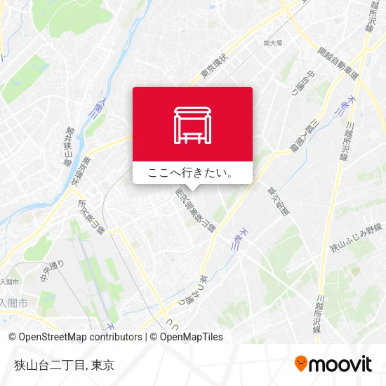 狭山台二丁目地図