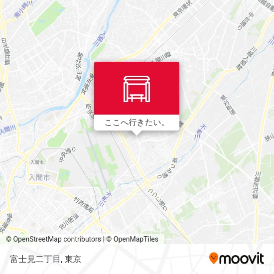 富士見二丁目地図