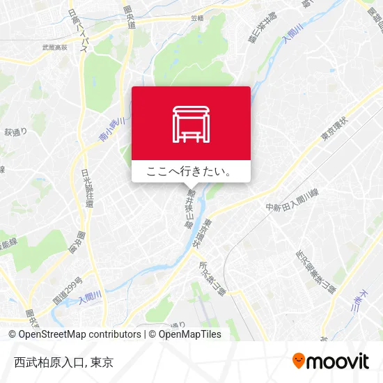 西武柏原入口地図