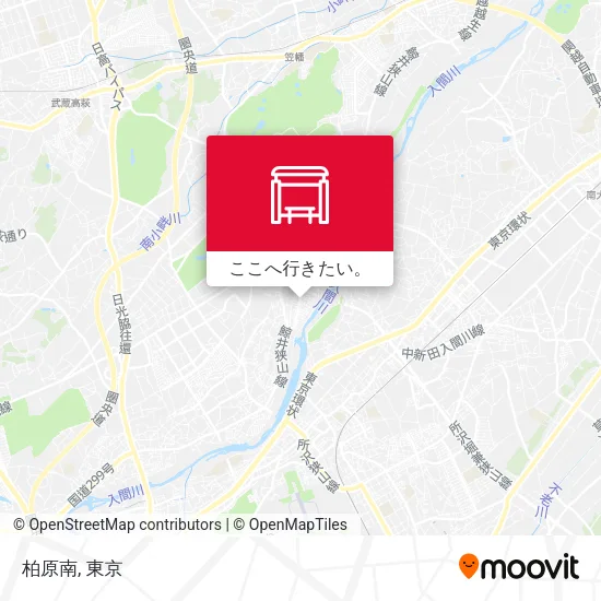 柏原南地図