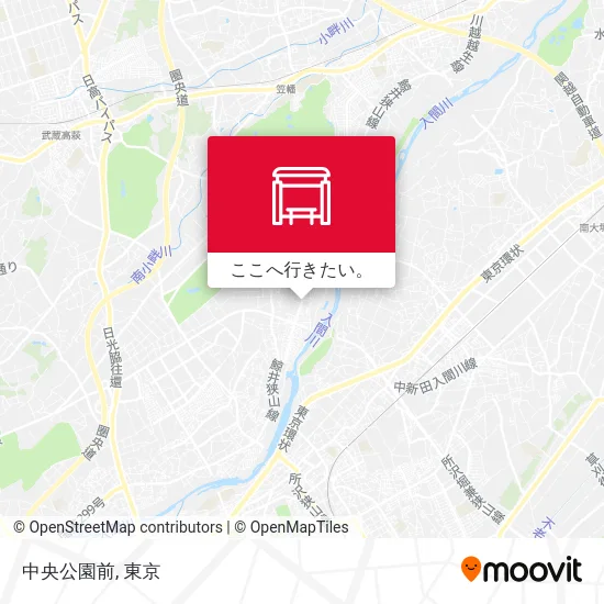 中央公園前地図