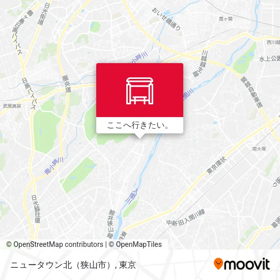 ニュータウン北（狭山市）地図