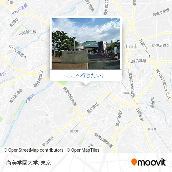 尚美学園大学地図