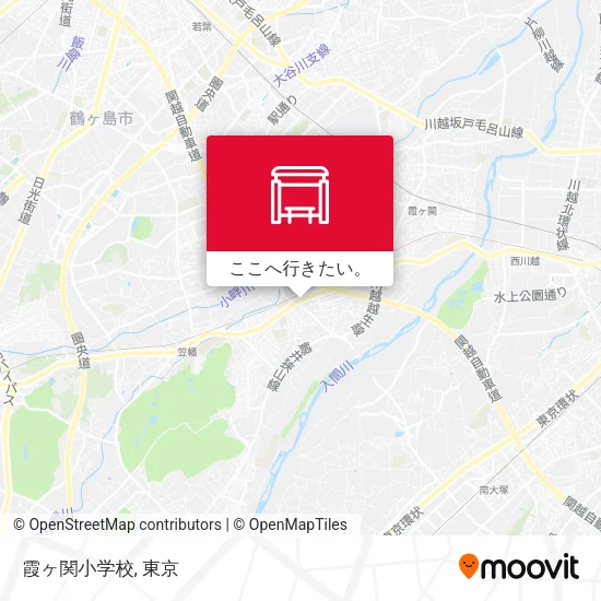 霞ヶ関小学校地図