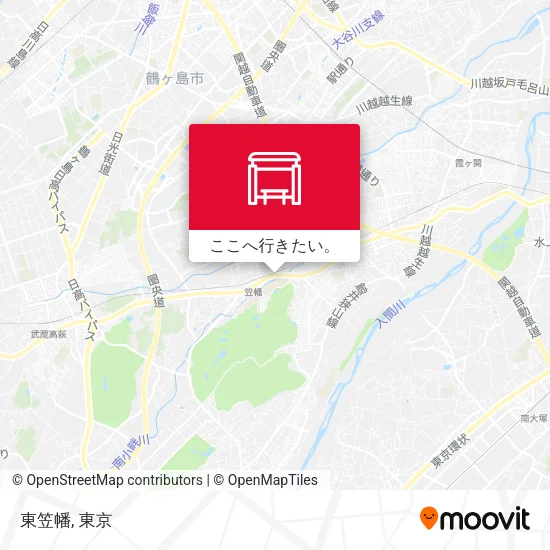 東笠幡地図