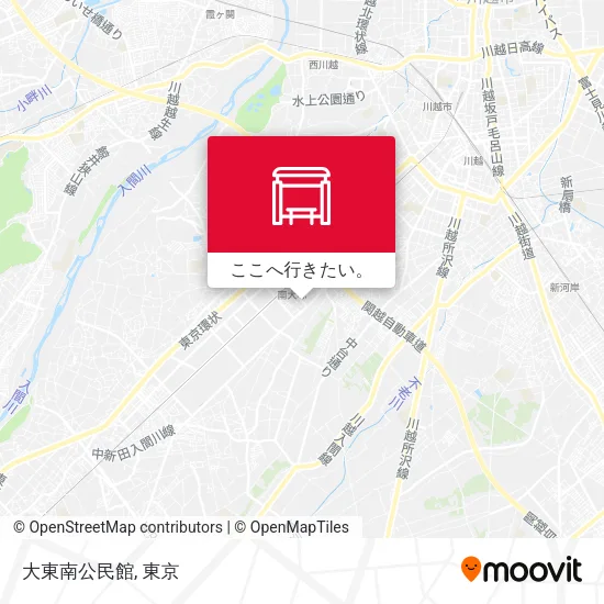 大東南公民館地図