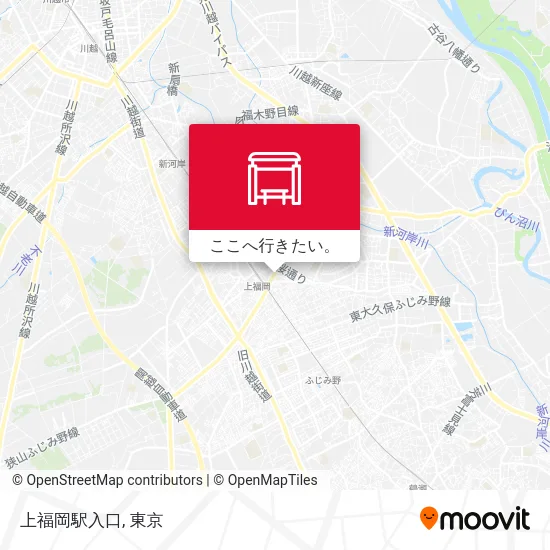 上福岡駅入口地図