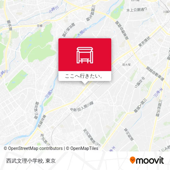 西武文理小学校地図