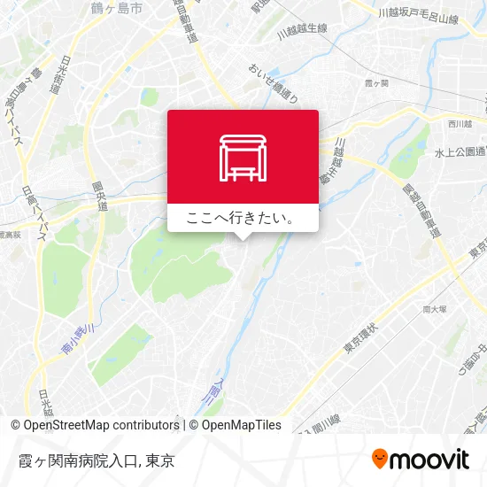 霞ヶ関南病院入口地図