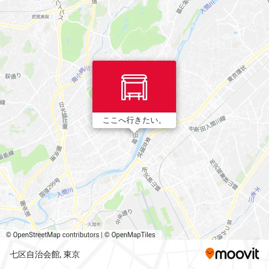 七区自治会館地図