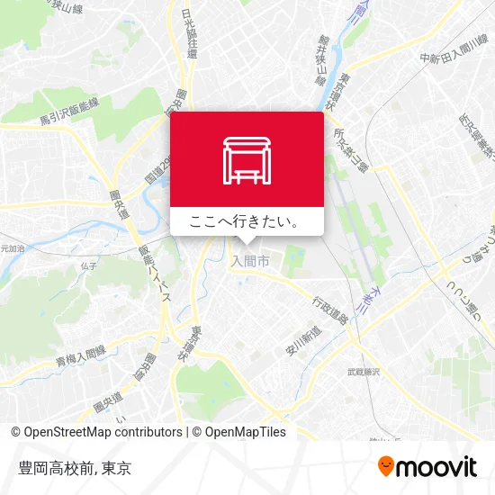 豊岡高校前地図