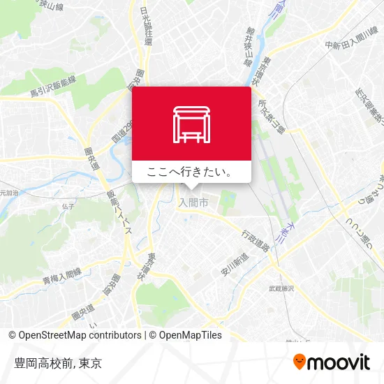 豊岡高校前地図