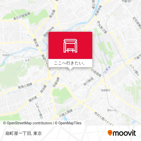 扇町屋一丁目地図