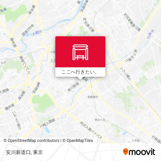 安川新道口地図