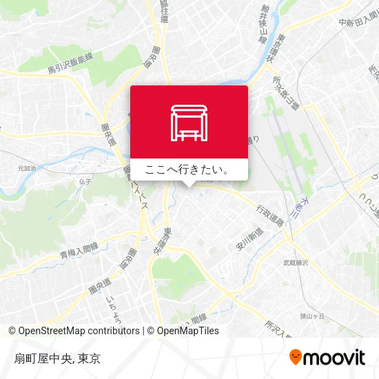 扇町屋中央地図