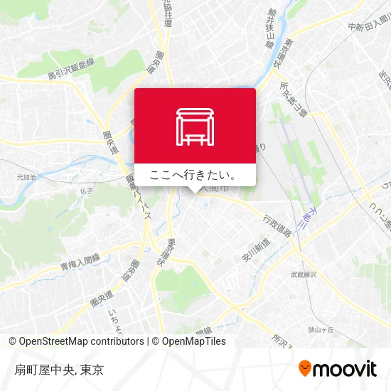 扇町屋中央地図