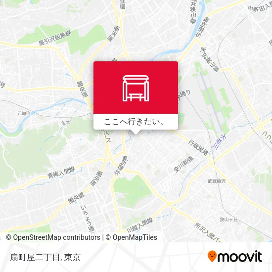 扇町屋二丁目地図