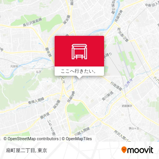 扇町屋二丁目地図