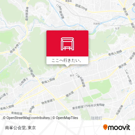 南峯公会堂地図