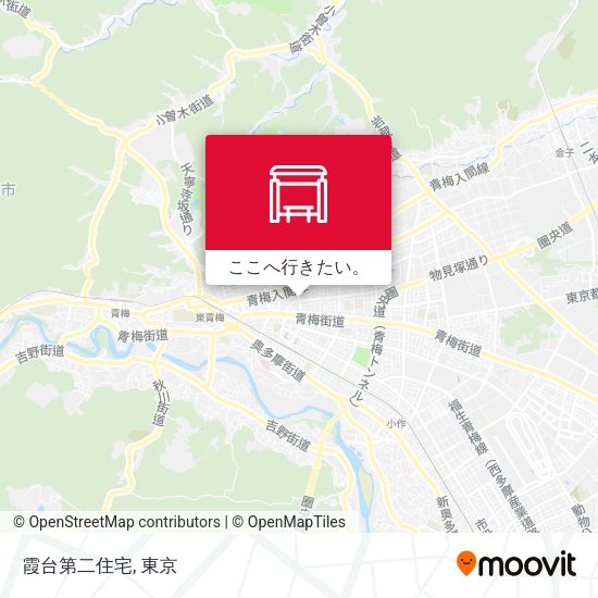 霞台第二住宅地図