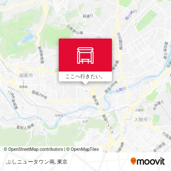 ぶしニュータウン南地図