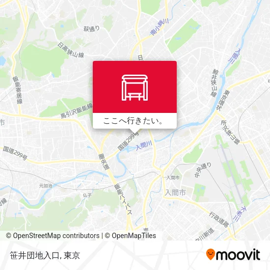 笹井団地入口地図