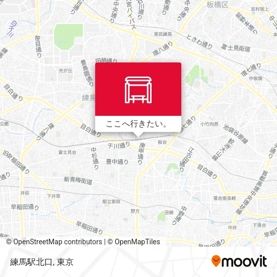練馬駅北口地図