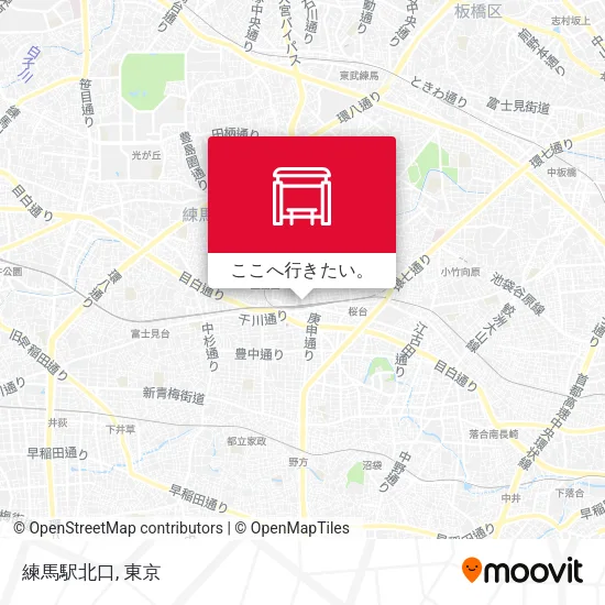 練馬駅北口地図
