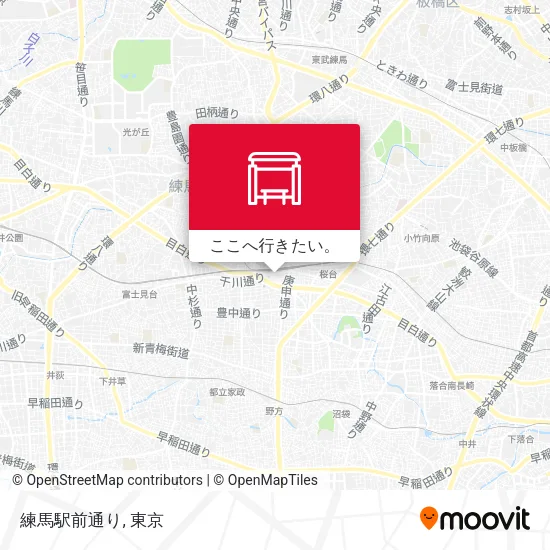 練馬駅前通り地図