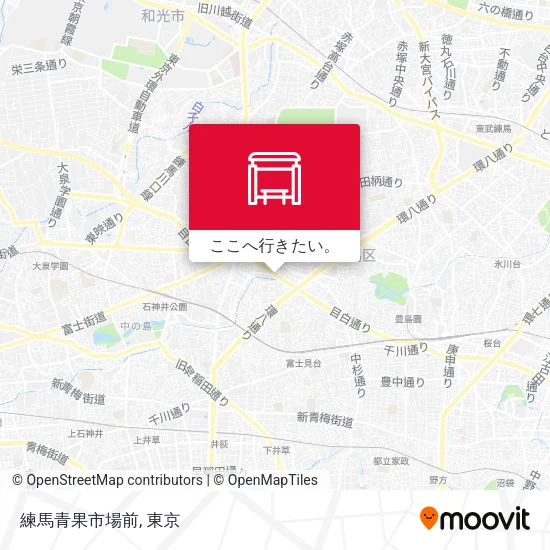 練馬青果市場前地図