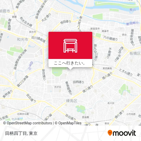 田柄四丁目地図