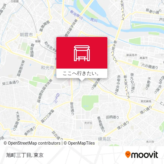 旭町三丁目地図